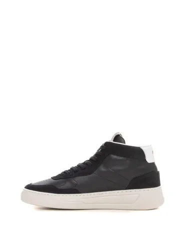 BOSS Mens Baltimore Hito Mid-top trainers in leather and