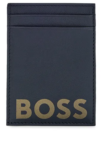 BOSS Mens Big BC Cardcase Leather Card Holder with Contrast