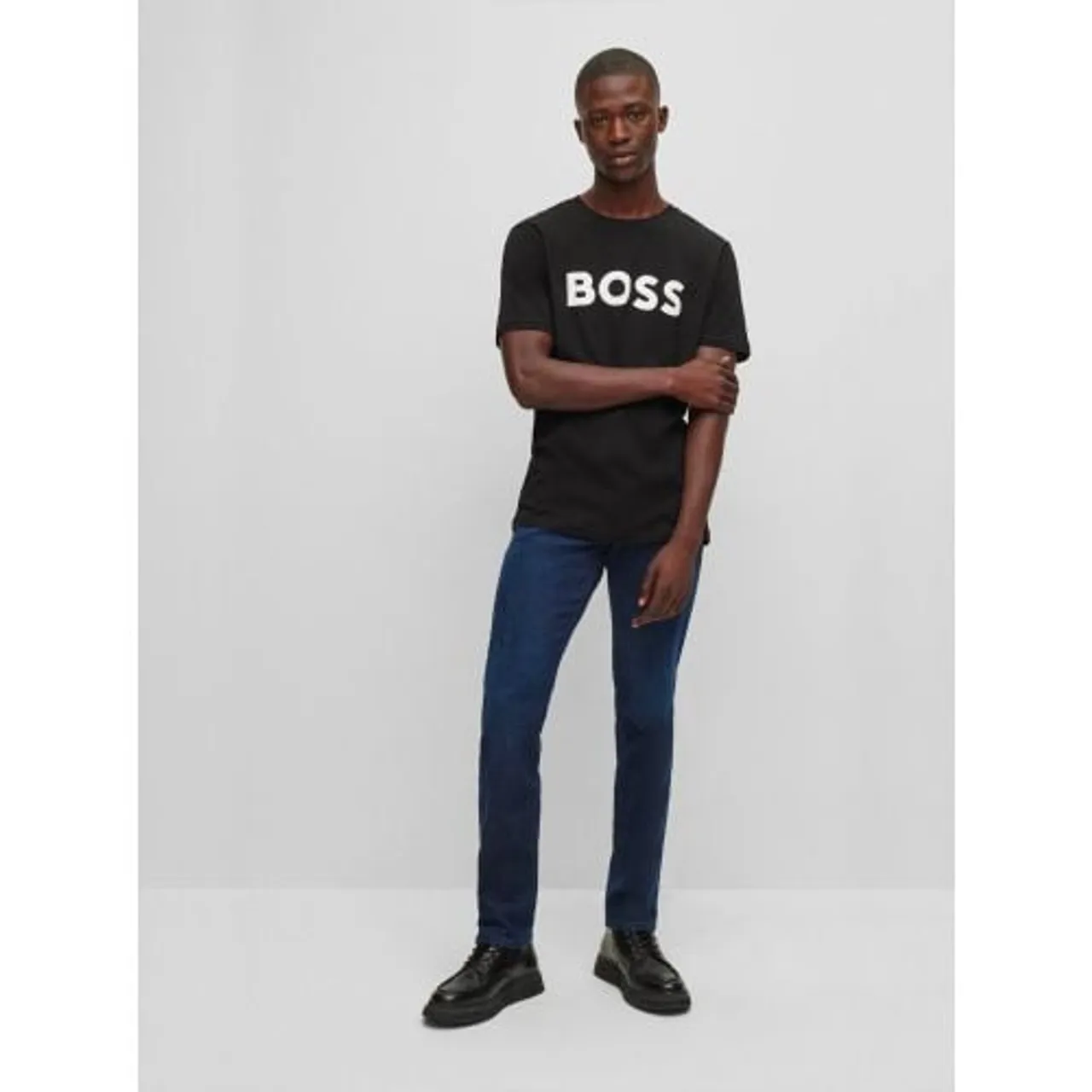 BOSS Mens Black Thinking 1 T-Shirt