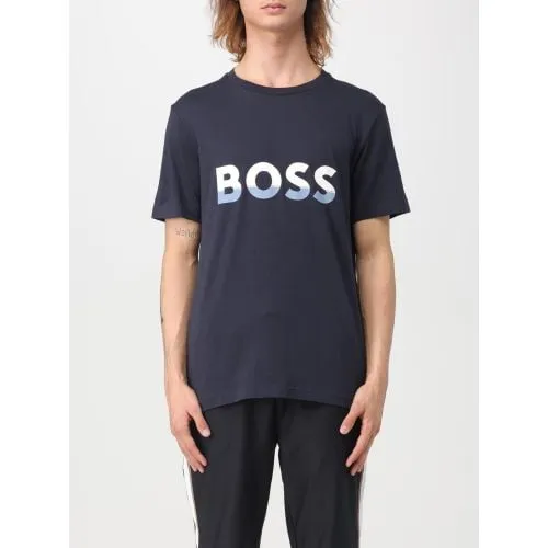 BOSS Mens Dark Blue Tee 1 T-Shirt