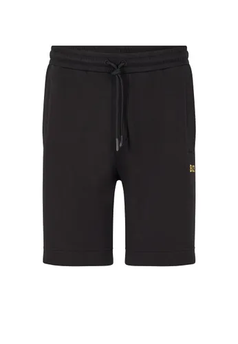BOSS Mens Headlo 1 Cotton-blend regular-fit shorts with