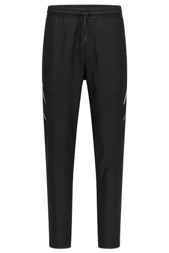 BOSS Mens Hicon Gym Slim-fit Tracksuit Bottoms with Logo