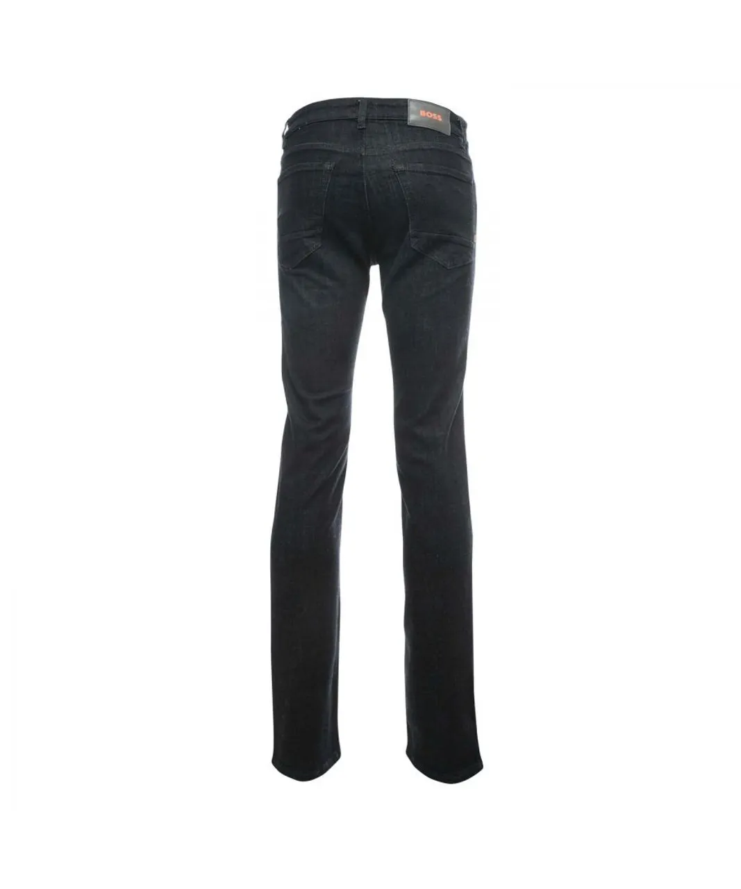 Boss Mens Maine Ink Jeans in Blue Cotton