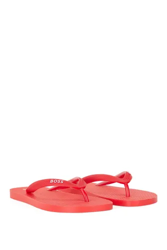 BOSS Mens Pacific it Branded flip-flops with structured