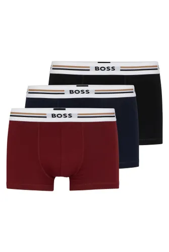 BOSS Mens Pack Revive Boxer Shorts - Black/red/navy