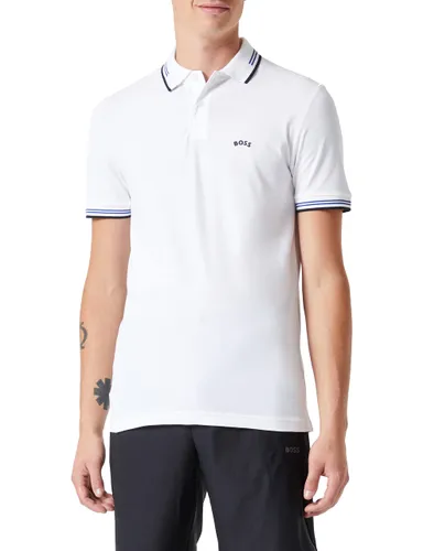 BOSS Men's Paul Curved Polo