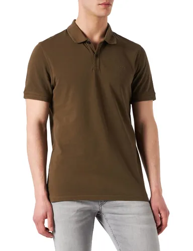 BOSS Mens Prime Cotton-piqué Polo Shirt in a Slim fit Green