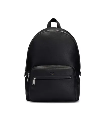 Boss Mens Ray Backpack - Black Leather - One Size