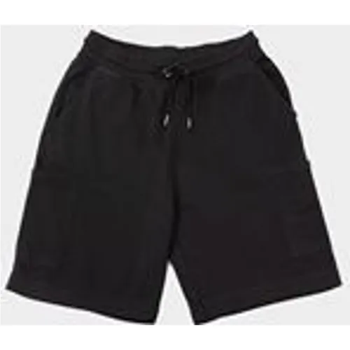 BOSS Men's Sefade Garment Dyed Shorts in Black