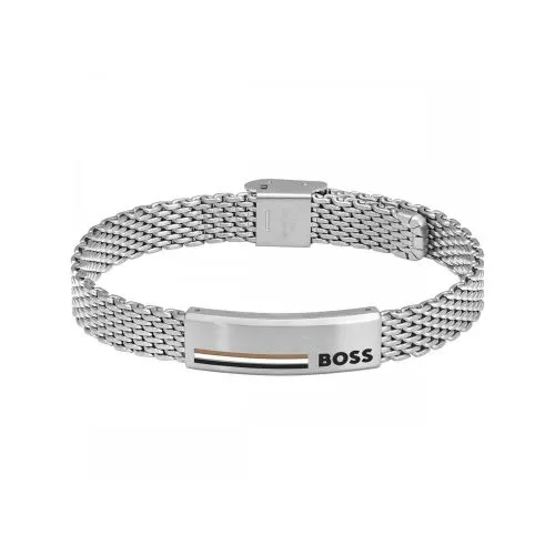BOSS Mens Steel Alen Bracelet