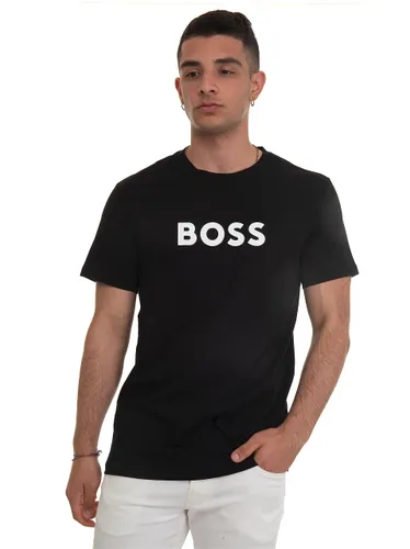 BOSS Mens T-Shirt RN Cotton-jersey regular-fit T-shirt with