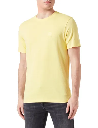 BOSS Mens T-Shirt Yellow