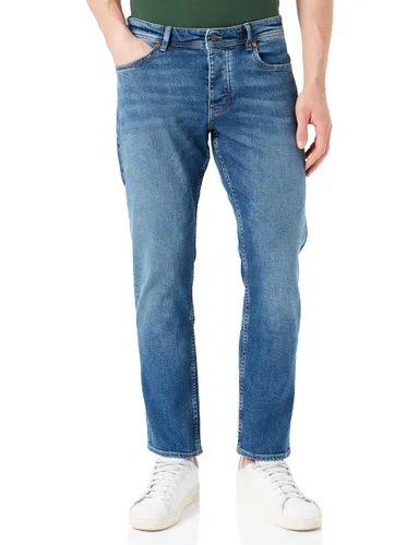 BOSS Mens Taber BC-C Blue Tapered-fit Jeans in