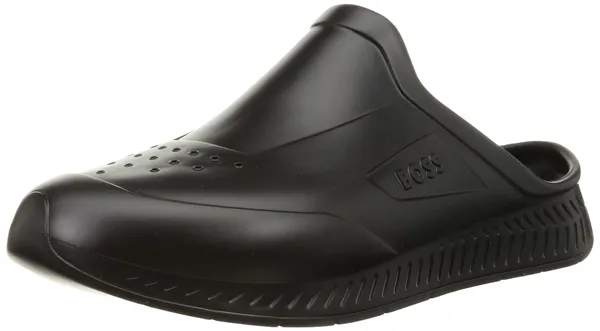 BOSS Mens Titanium-R Slid Rubberised slip-on sandals with
