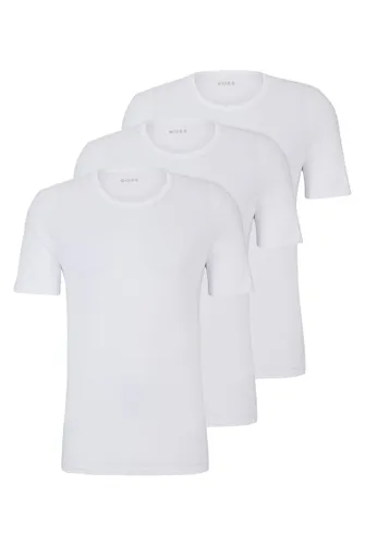 BOSS Mens Tshirt RN 3P Classic Three-Pack of Cotton