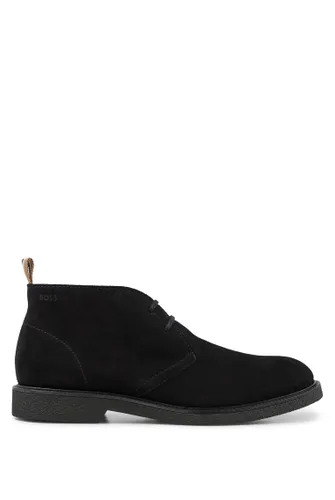 BOSS Mens Tunley Desb Desert boots in suede with