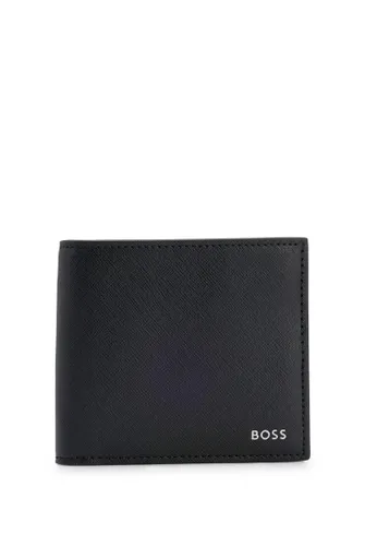 BOSS Mens Zair 4 cc Coin Logo-Lettering Billfold Wallet in
