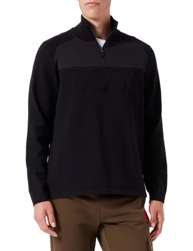 BOSS Men's Zine Pullover Sweater
