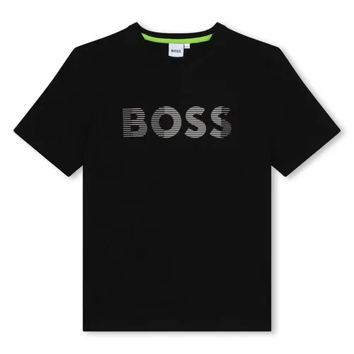Boss Meta Logo T-shirt Boys - Black