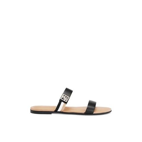BOSS Millie Flat Sandals - Black