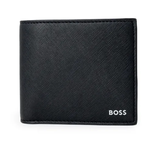 Boss , Minimalist Polyester Wallet ,Black male, Sizes: ONE SIZE
