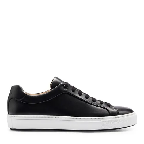 BOSS Mirage Tennis Leather Trainers - Black