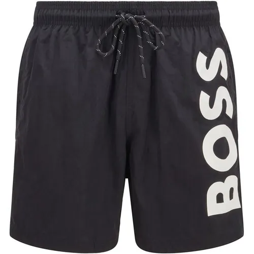 Boss Octopus Swim Shorts - Black
