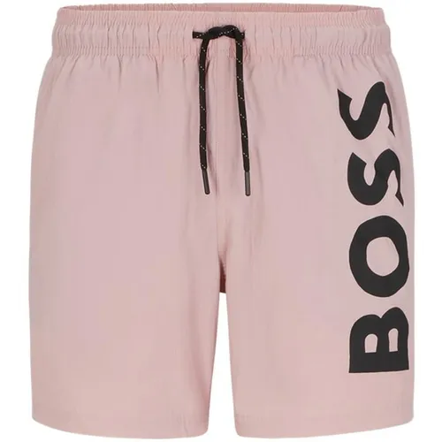 Boss Octopus Swim Shorts - Pink