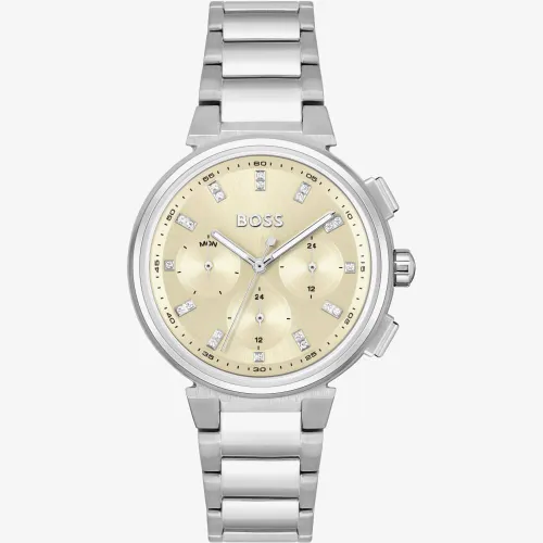 BOSS One Silver Crystal Watch 1502676