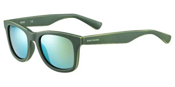 Boss Orange BO 0213/S 9FS/QU Men's Sunglasses Green Size 51