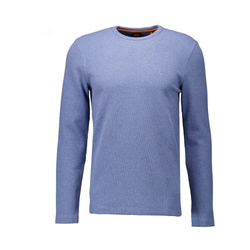 Boss Orange , Stylish Tempesto Blue Sweater ,Blue male, Sizes: