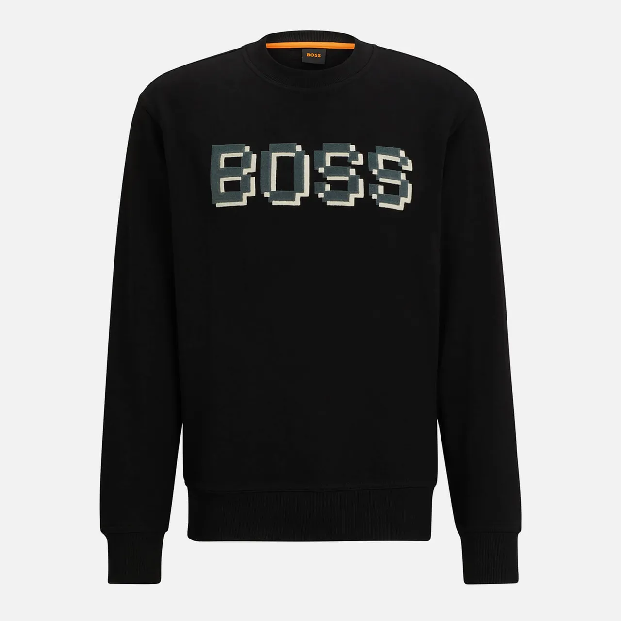 BOSS Orange Weglitchlogo Cotton-Jersey Sweatshirt