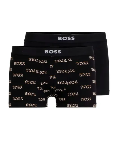 Boss Orange Womens 2 -Pack Mens Trunk Gift Set - Black Cotton