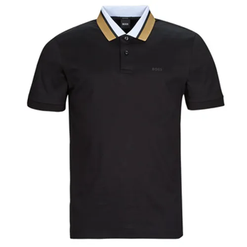 BOSS  Parlay 173  men's Polo shirt in Black