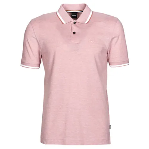 BOSS  Parlay 183  men's Polo shirt in Pink