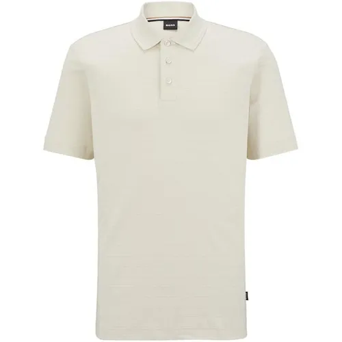 Boss Piket Polo Shirt - White