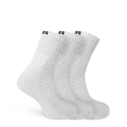 Boss Quarter Sock - White