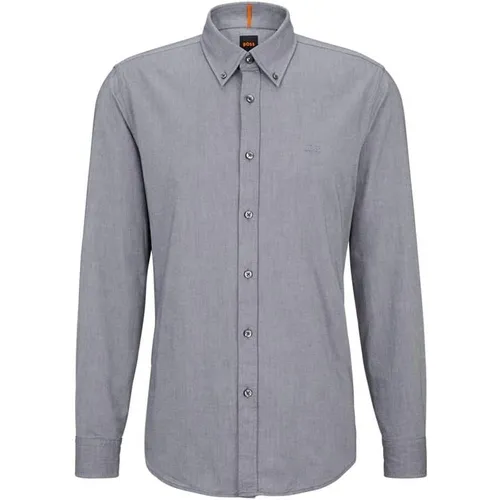 Boss Rickert Long Sleeve Shirt - Grey