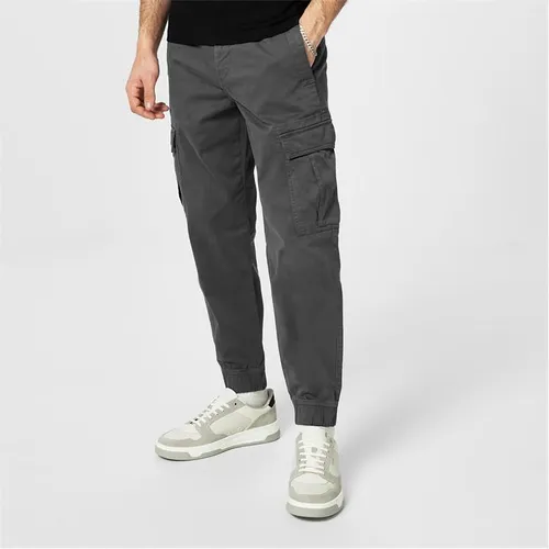 BOSS Sisla-4-Cargo Trousers - Grey