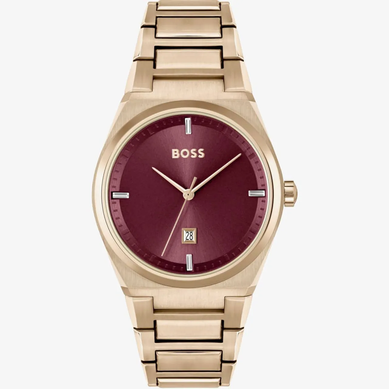 BOSS Steer Rose Gold Plated Crystal Watch 1502671