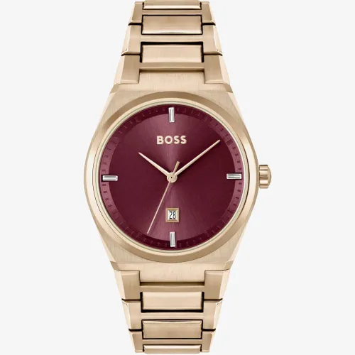 BOSS Steer Rose Gold Plated Crystal Watch 1502671