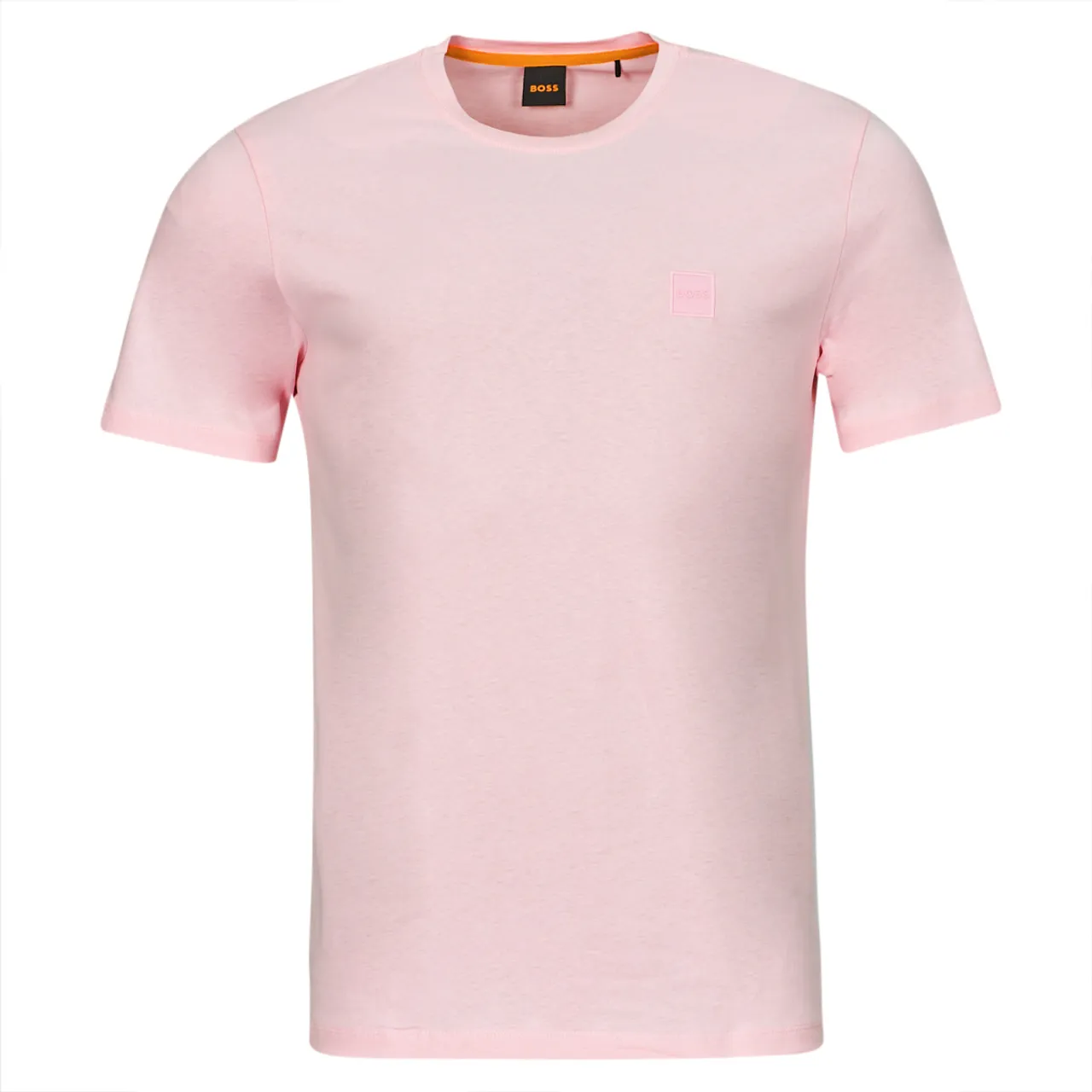 BOSS  Tales  men's T shirt in Pink