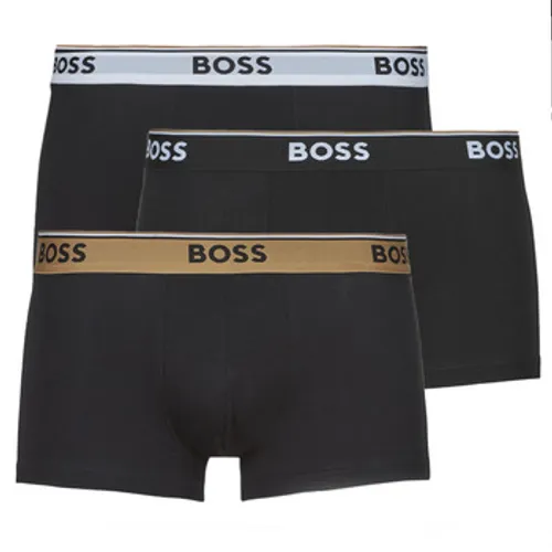 BOSS  Trunk 3P Power  men's Boxer shorts in Black