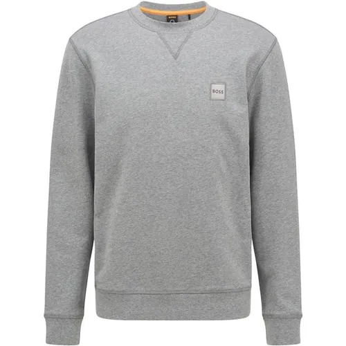 Boss Westart Crew Sweatshirt - Grey