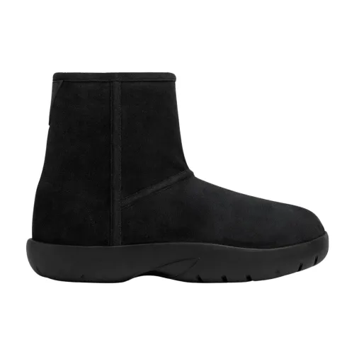 Bottega Veneta , Black Snap Ankle Boots ,Black male, Sizes: