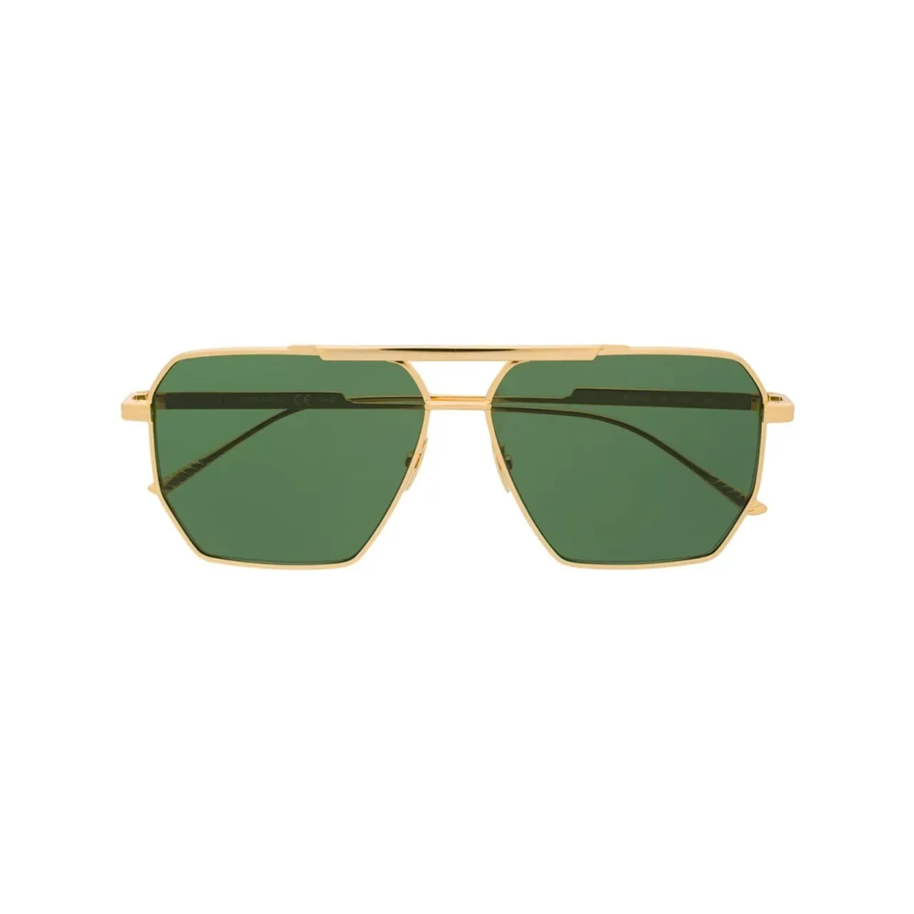 Bottega Veneta , Bv1012S 004 Sunglasses ,Yellow male, Sizes: