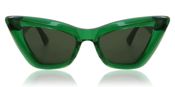 Bottega Veneta BV1101S 010 Women's Sunglasses Green Size 53