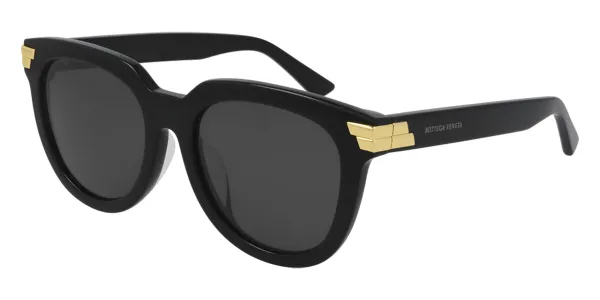 Bottega Veneta BV1104SA Asian Fit 001 Women's Sunglasses Black Size 54