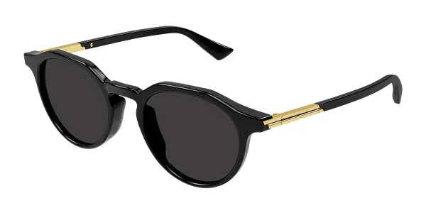 Bottega Veneta BV1260S 001 Men's Sunglasses Black Size 49