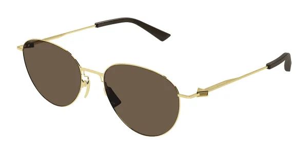 Bottega Veneta BV1268S 002 Men's Sunglasses Gold Size 51